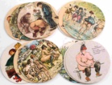 SET OF 12 GERMAN 1930'S BEER COASTERS