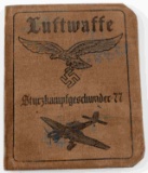 WWII GERMAN THIRD REICH LUFTWAFFE SQUADRON AUSWEIS