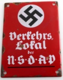 GERMAN WWII NSDAP NAZI SIGN THIRD REICH SWASTIKA