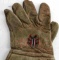 NATIVE AMERICAN BEADED LEATHER GAUNTLET GLOVES