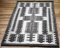 NAVAJO INDIAN TOADLENA GREY HILLS WEAVE RUG