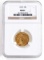 1915 GOLD $5.00 HALF EAGLE INDIAN NGC MS61 COIN