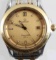 MENS OMEGA SEAMASTER STAINLESS STEEL & GOLD WATCH