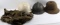 WWII GERMAN US FRENCH HELMET & AFRIKA KORP RUCKSAC