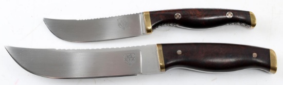 PAIR OF CUSTOM MADE ALBEE KNIVES KNIFE LOT OF 2