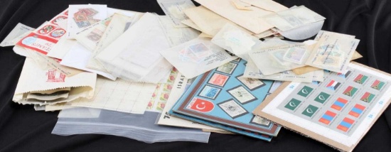 WORLD AND U.S STAMP LOT MINT PLATES AND MORE