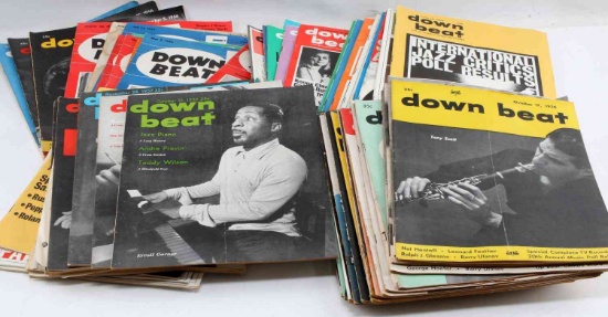 68 ISSUES 4-1956 TO 3-1964 OF DOWN BEAT MAGAZINE