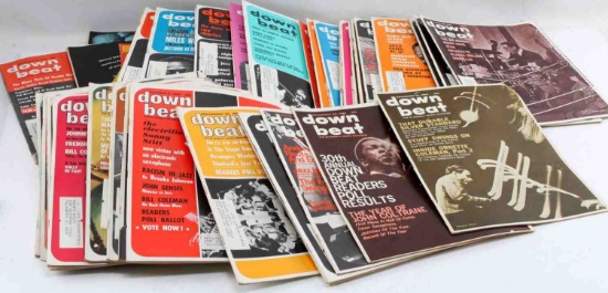 64 ISSUES 4-1964 TO 11-68 DOWN BEAT MAGAZINE LOT