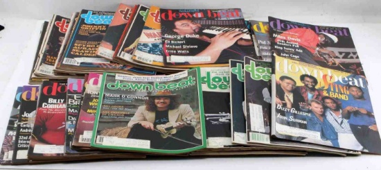 51 ISSUES 4-1979 TO 12-85 DOWN BEAT MAGAZINE LOT