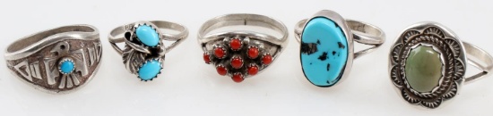 NAVAJO STERLING SILVER SOUTHWESTERN ARTISAN RING