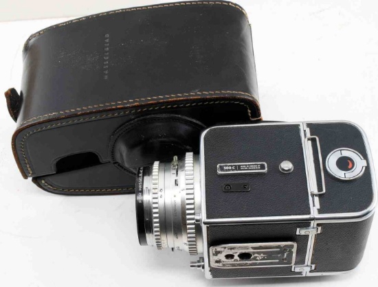VINTAGE HASSELBLAD 500C + PLANAR 80MM CAMERA