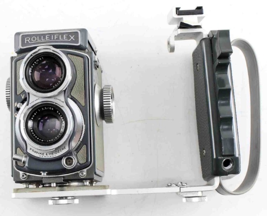 VINTAGE ROLLEIFLEX GRAY BODY 4X4 MOVIE CAMERA