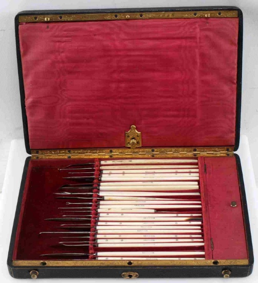 CIVIL WAR OPTHALMIC SURGEON SURGICAL SET CHARRIERE