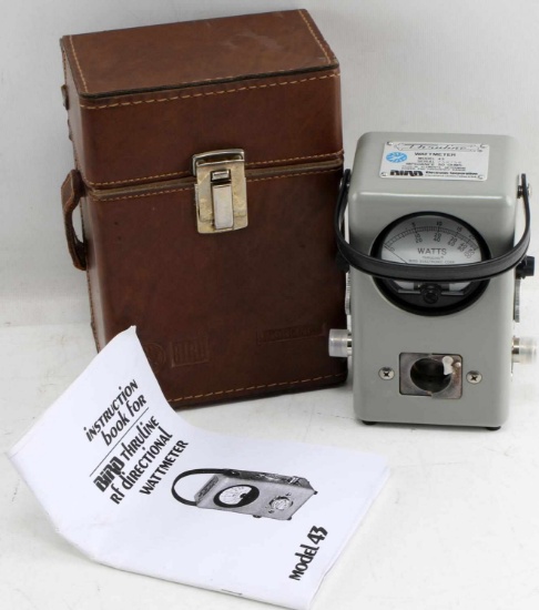 BIRD THRULINE MODEL 43 RF DIRECTIONAL WATTMETER