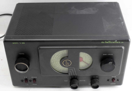HAM RADIO MODEL S-38A HALLICRAFTERS SHORT WAVE