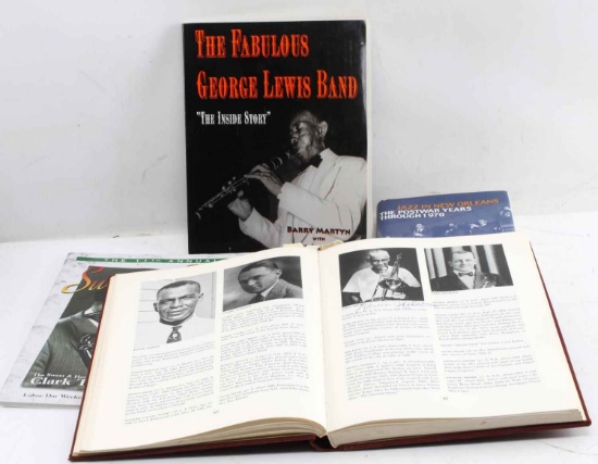LOT OF JAZZ BOOKS W MULTIPLE AUTOGRAPHS
