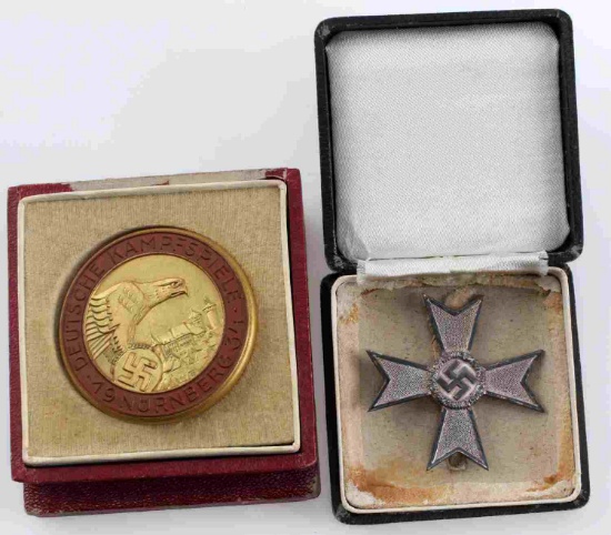 LOT 2 GERMAN WWII THIRD REICH MEDALS WAR MERIT