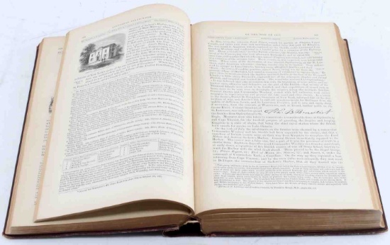 1869 LOSSING PICTORAL FIELD BOOK WAR OF 1812 1ST E