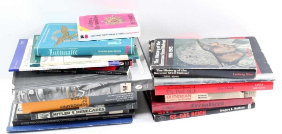 18 WWII GERMAN THIRD REICH REFERENCE BOOK LOT SS