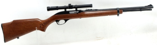 GLENFIELD MODEL 75C SEMI AUTO RIFLE .22 W SCOPE