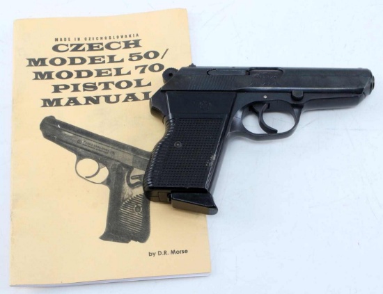 CZECH VZOR M70 SEMI AUTO PISTOL 7.65 MM W IMPORT