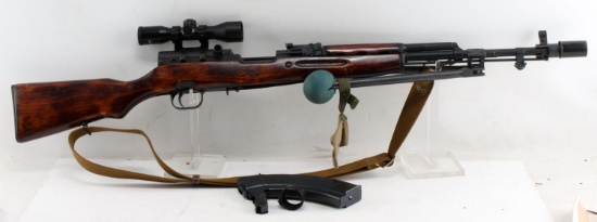 RUSSIAN SKS SEMI AUTO RIFLE 7.62 X 39 W EXTRAS