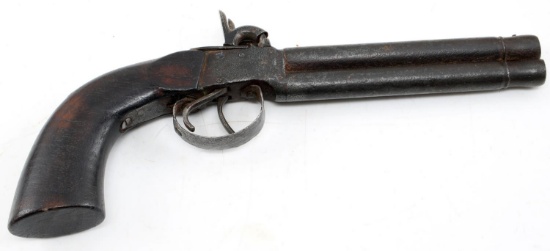 CONTINENTAL OVER UNDER PERCUSSION PISTOL .50 CAL