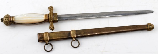 SCARCE WWI ITALIAN NAVAL CADET DAGGER