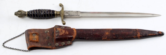 WWII YUGOSLAVIAN ARMY ENLISTED DAGGER 9 INCH BLADE