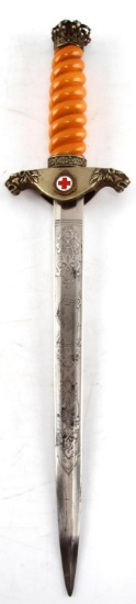 WWII BULGARIAN ARMY MEDICAL OFFICER DRESS DAGGER