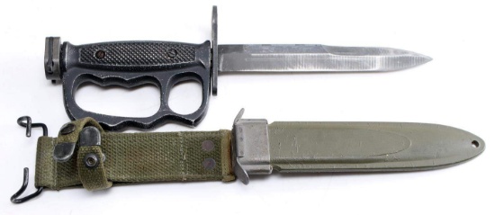 US VIETNAM M7 EXPERIMENTAL KNUCKLE DUSTER BAYONET