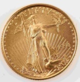 1/10 OZ 2002 AMERICAN EAGLE FINE GOLD COIN BU