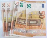 300 EUROS BANKNOTES IN 50'S CURRENT CURRENCY
