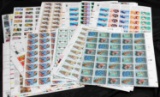 $306 FACE VALUE MINT PLATE BLOCK STAMP SHEETS