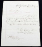 1864 SPECIAL ORDER FROM GENERAL W.T. SHERMAN