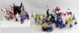 LACOMBE CAT FIGURINE COLLECTION OF 10 DIFERENT