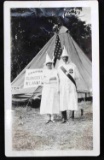 1925 DATED AND NAMED KKK ROBED COUPLE GLOUCESTER