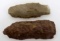 NATIVE AMERICAN FLINT BLADE TOOL LOT OF 2