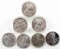 US SILVER EAGLE COIN LOT OF 7 GOOD MIX