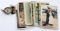 WWI WWII ERA POSTCARD PHOTO LOT W USANITE COMPASS