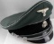 WWII GERMAN WAFFEN SS OFFICERS VISOR CAP