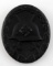 WWII GERMAN THIRD REICH BLACK WOUND BADGE