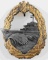 WWII GERMAN 3RD REICH KRIEGSMARINE DESTROYER BADGE