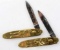 2 WWII THIRD REICH GERMAN POCKET KNIVES