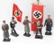 LOT OF 6 WWII THIRD REICH GERMAN LEAD FIGURES