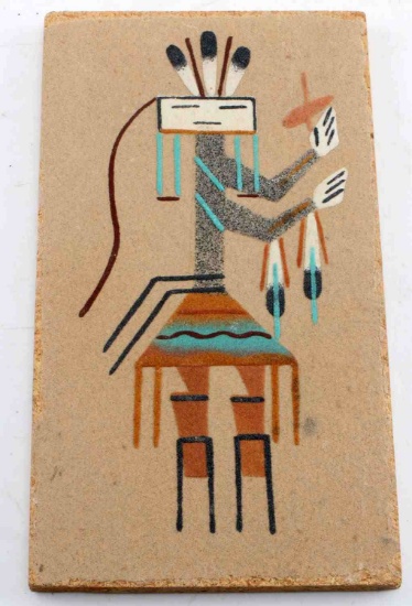 SOUTHWESTERN NATIVE AMERICAN INDIAN PLYWOOD ART