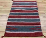 DOUBLE SIDED NAVAJO STRIPED SADDLE BLANKET