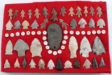 NATIVE AMERICAN CAHOKIA CULTURE ARROWHEAD LOT