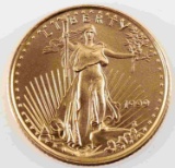 1/10 OZ AMERICAN EAGLE FINE GOLD COIN BU