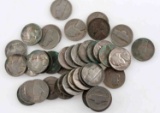 ROLL OF SILVER NICKELS JEFFERSON AND BUFFALO